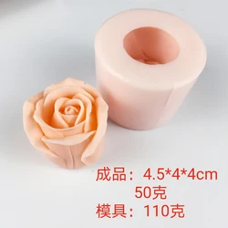 PRZY-Silicone Roses Bouquet Mold, Beautiful Rose Flowers Mold, Soap Candle Moulds, HC0321