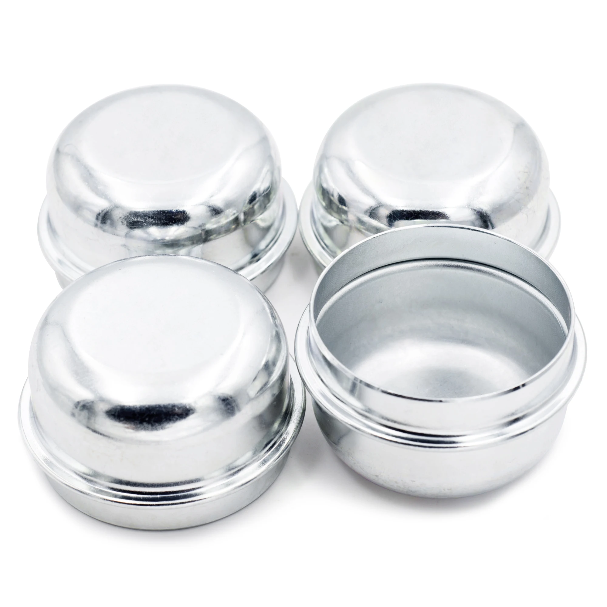 4pcs 50mm Wheel Center Hubcap For Modification Dust Hub Cover Universal  Rim Caps Auto Accessories Chrome ABS Plastic