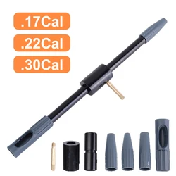 Tactical Universal Bore Guide Gun Clean Brush with 3 Guides Hunting Gun Cleaning Kit Tool for .17Cal .22Cal .30Cal