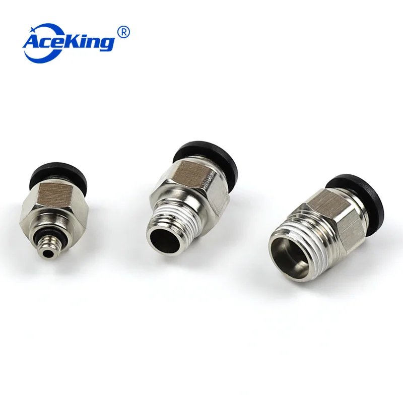 PC Pneumatic quick connector gas pipe quick thread straight pc4pc6pc8pc10pc12-m5-02-01-03-04