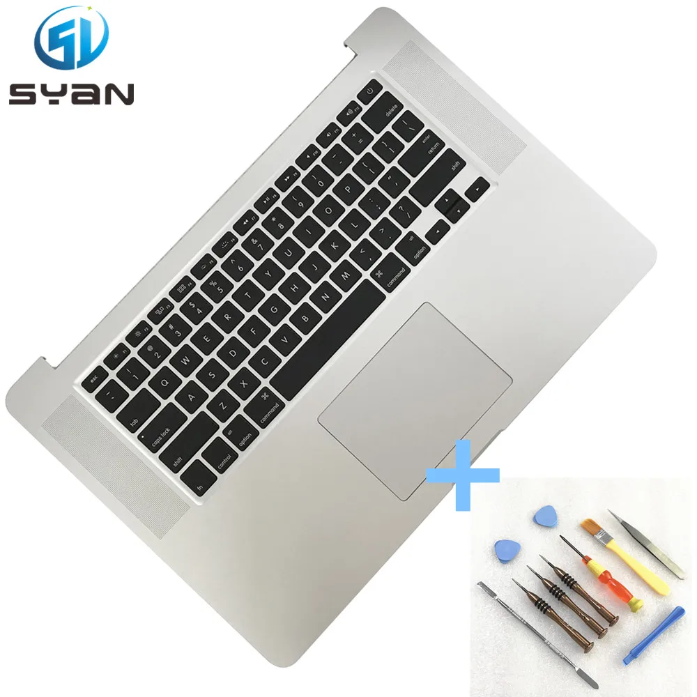 

2015 A1398 Topcase for Macbook Pro Retina 15.4 inches Top case with US keyboard trackpad backlight