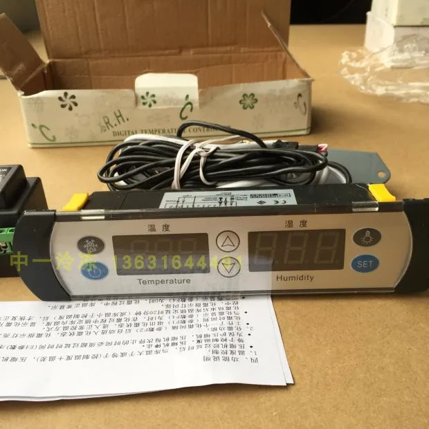

SF-588 Display Cabinet Temperature Controller Freezer Refrigerator Electronic Thermostat Temperature and Humidity Controller Dis