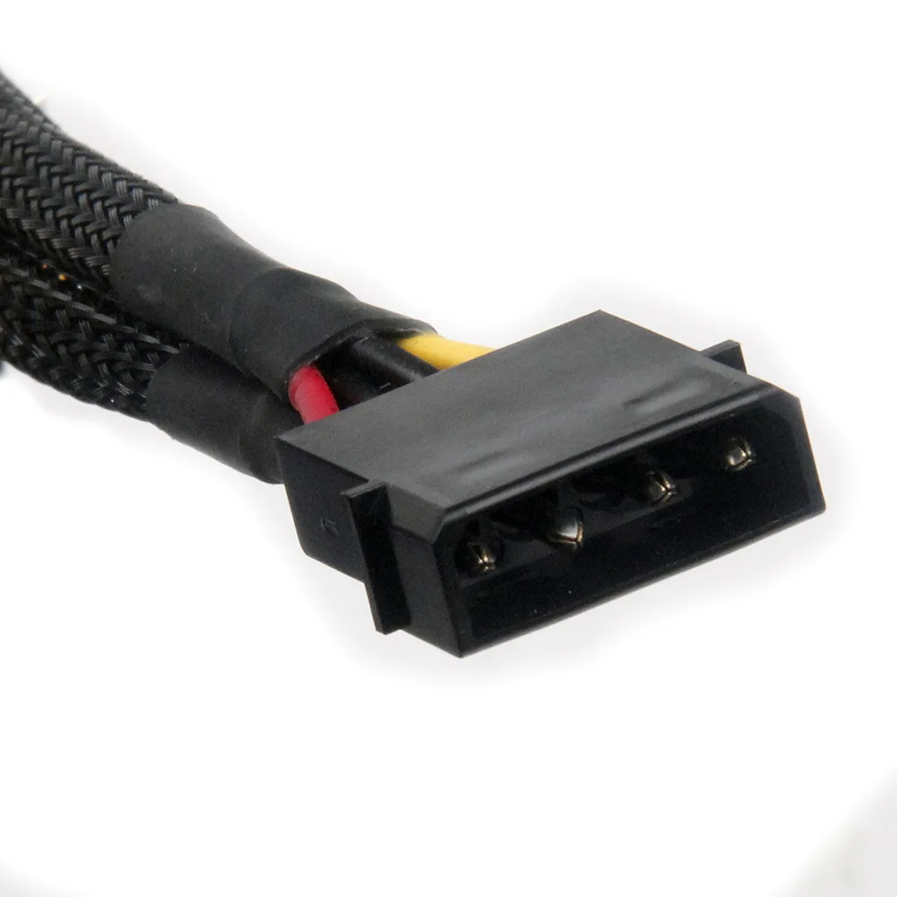 Интерфейсный кабель для оптического привода IDE, 20 см, 4 контакта, 18 см, 2 канала, 4 контакта, разветвитель питания LP4 Molex 1to2