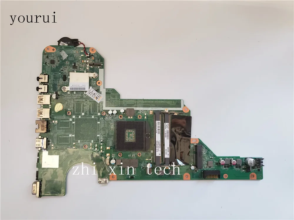 yourui For HP Pavilion  G4 G6 G7 G7-2000 G6-2000 G4-2000 Laptopmotherboard 680568-001 680568-501DA0R33MB6E0 DDR3 Fully Tested