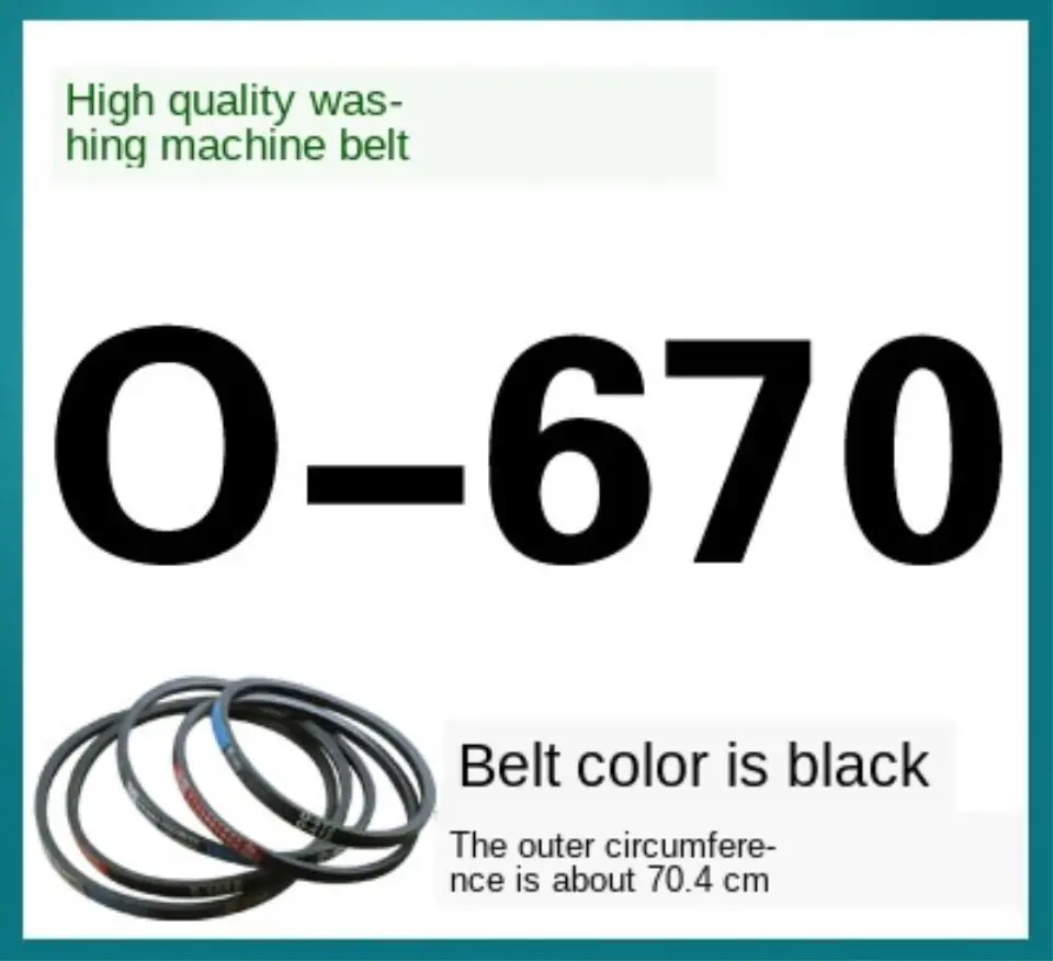 O-670E  Washing machine conveyor motor belt