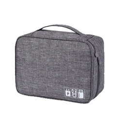 Wobag Neue Polyester Herren Reise Elektronische Zubehör Reisetasche Organizer Für Datum Linie SD Karte USB Kabel Digital Gerät Tasche