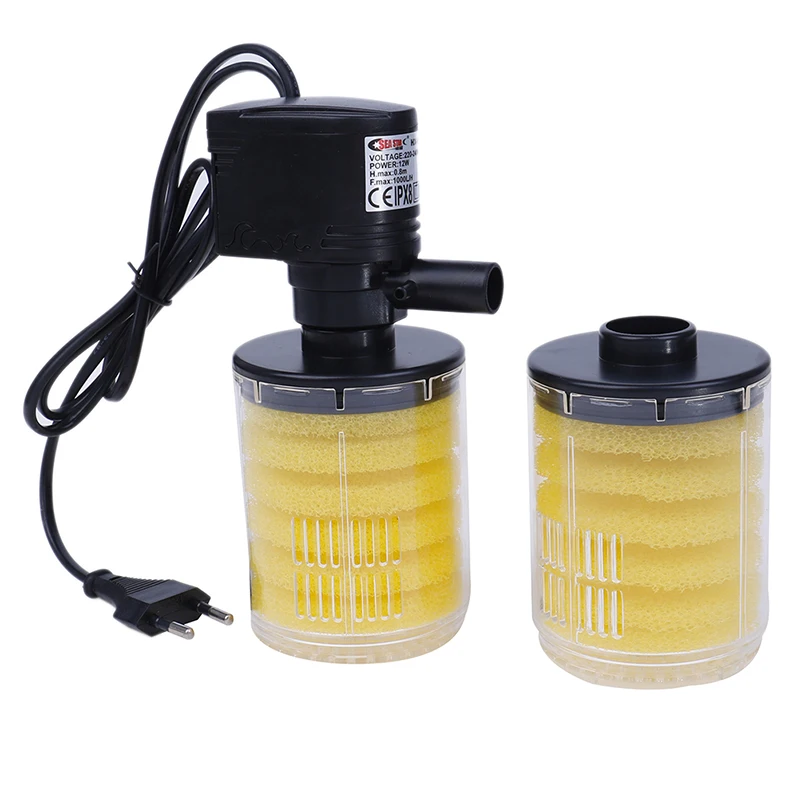 12W Aquarium Filter Air Increase Submersible Water Internal Filter Pump For Aquarium Fish Tank Hot sale