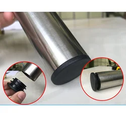 Round Steel Pipe Plastic Hole Plug Insert End Cap Furniture Chair Leg Cover Metal Tubing Alloy Ladder Glide Protection