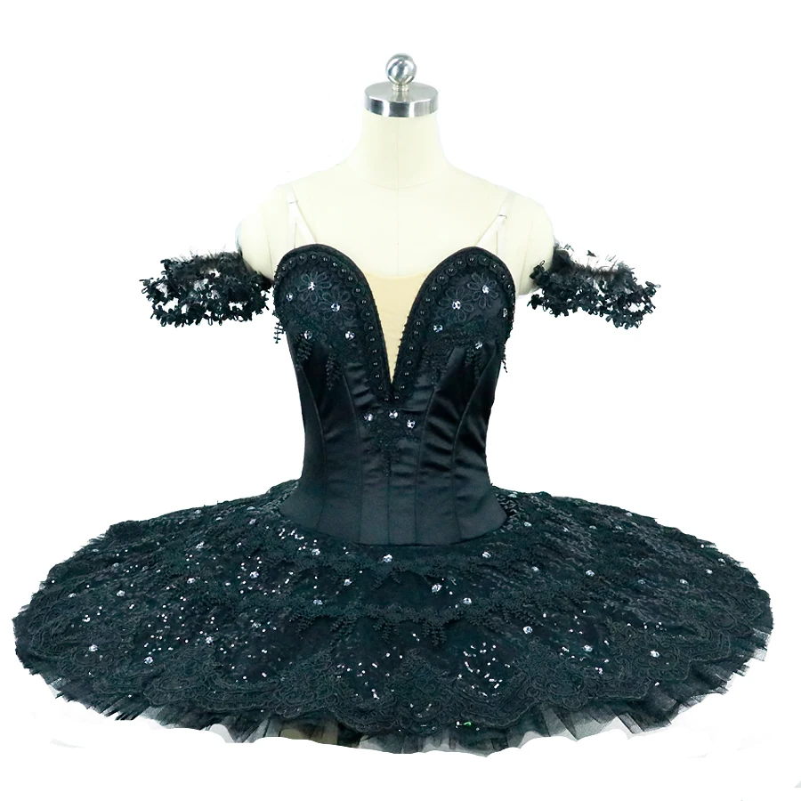 

black swan Tu Tu ballet dress stage performance solo dance Don Quixote leotard professional ballet tutuDM0034