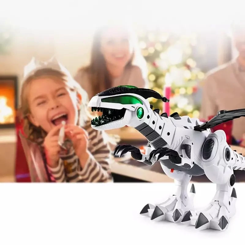 Grande spray mecânico dinossauro para menina brinquedo menino brinquedos simulação spitfire dinossauro elétrico modelo de brinquedo para o presente crianças brinquedos