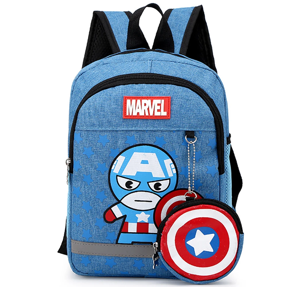 

Marvel Backpacks Bags For Boys Spiderman Printing Fashion Cartoon Children Handbags Students New Brand Schoolbags Large Capacity