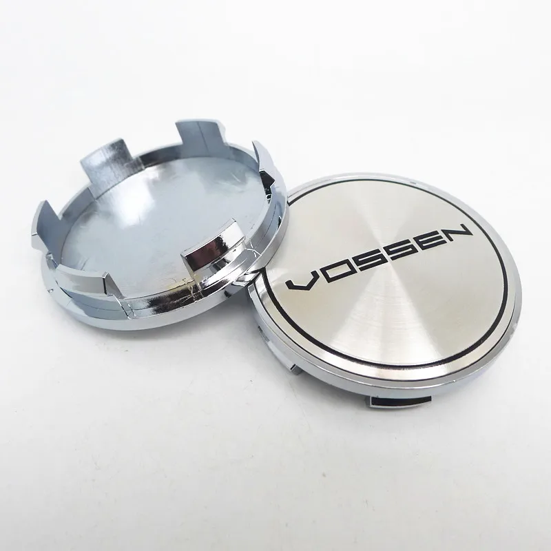 4pcs 65mm 59mm Vossen Car Wheel Center Hub Cap Cover Vossen Emblem Badge Sticker Auto Styling Accessories