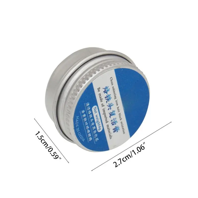 Electrical Soldering Iron Tip Refresher Solder Iron Tip Head Resurrection Cream Clean Paste Oxide Solder