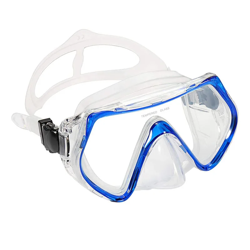 Snorkeling Freediving Diving Mask Adult Anti-Fog Film Panoramic Scuba Diving Goggles