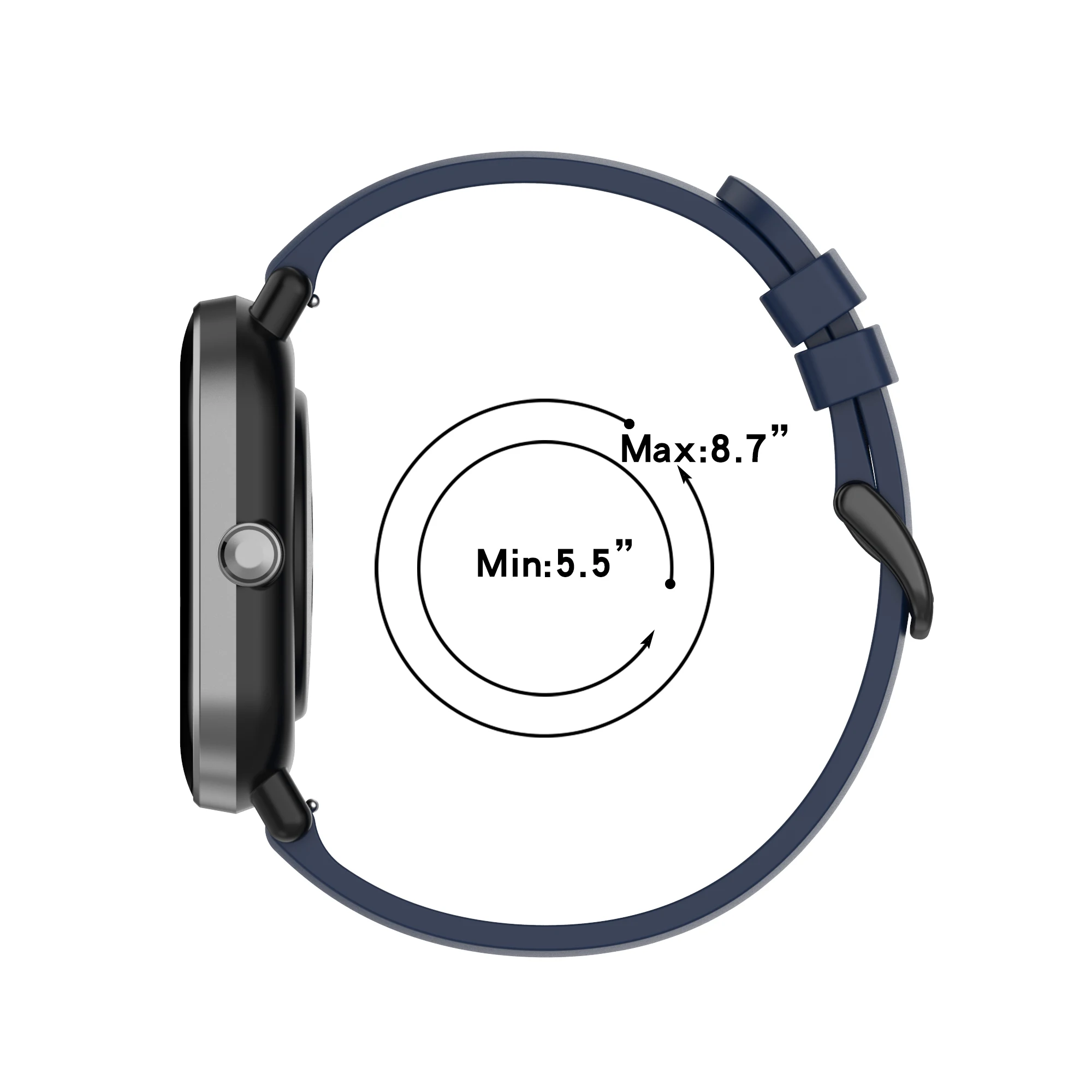 Correas de reloj de 20MM para Xiaomi Huami Amazfit GTS 2 Mini GTS 2e, pulseras deportivas para Polar Ignite, pulseras para Garmin venu sq