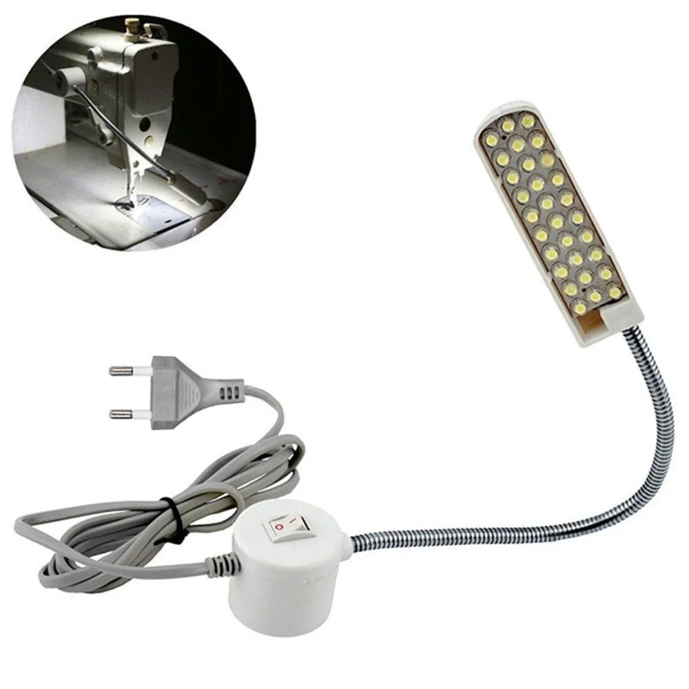 led maquina de costura luz dobravel gooseneck costura led luz de trabalho mesa base magnetica luz para prensas broca bancos trabalho 30 01