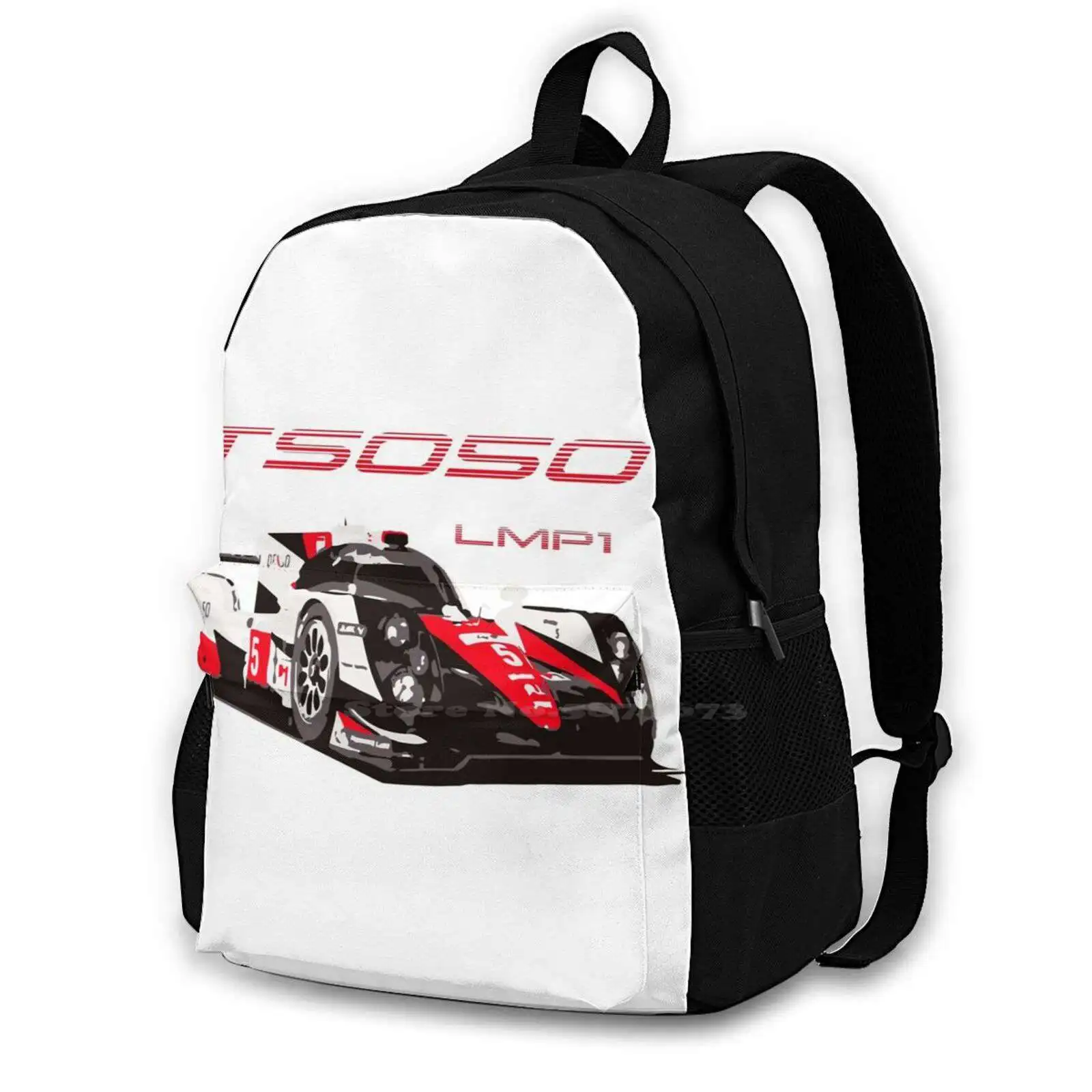 Ts050 Hybrid Lmp1 Race Car Bag Backpack For Men Women Girls Teenage Hybrid Race Car Wec Motorsport Lm R18 Ts050 Gazoo Racing