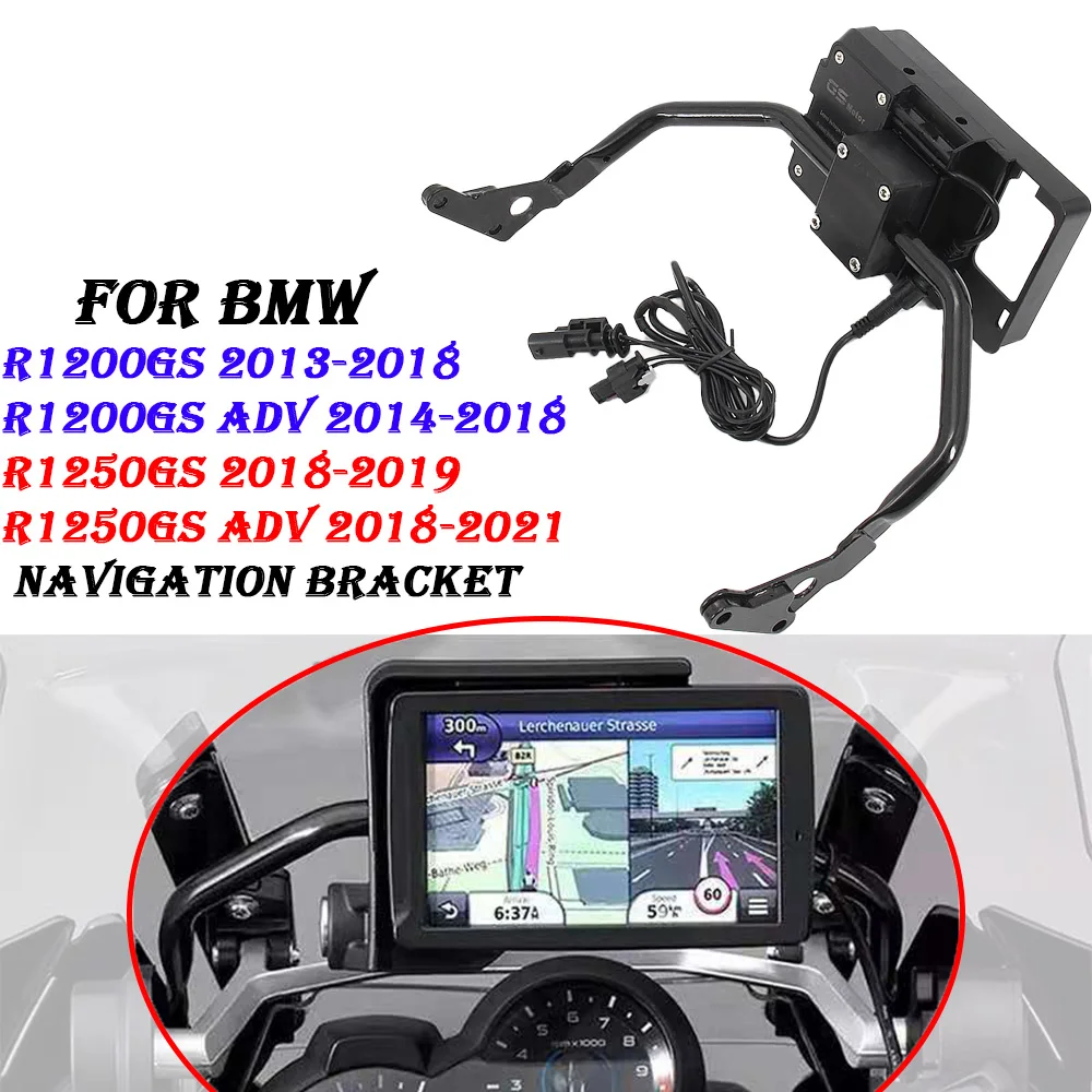 

Mobile Phone Gps Navigation Handlebar Holder Support Bracket 12MM For BMW R1250GS R1250 GS R 1250 GS GSA Adventure Adv 2019 2020