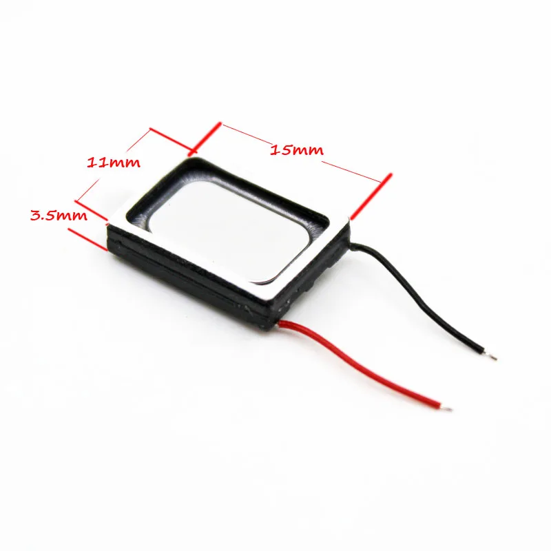 1511 1115 Phone MP3 Speaker Tin Foil Loudspeaker Rectangle Tablet With Wire 1W 8 Ohms 15*11*3.5MM DIY Audio Accessories
