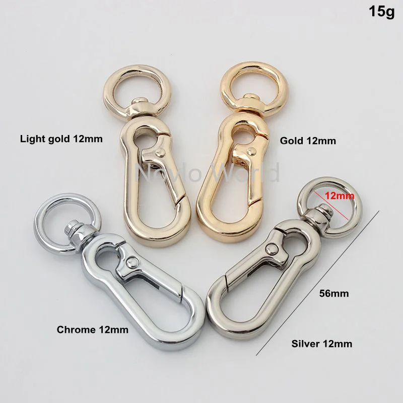 Nolvo World 20 pcs 12-20mm 5 colors powerful lobster clasp hooks dog collar snap hook