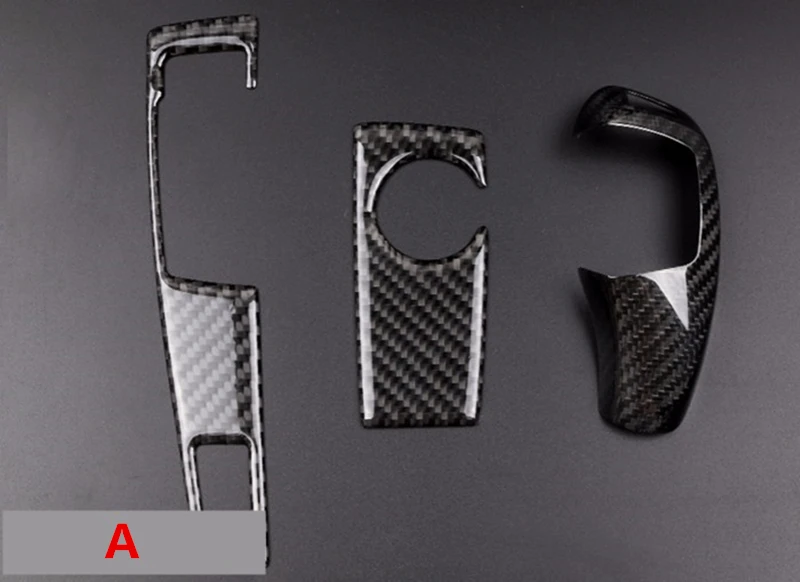 ألياف الكربون وحدة التحكم المركزية والعتاد التحول زخارف اللوحات غطاء الكسوة لسيارات BMW X3 F25 X4 F26 13-17 LHD تصفيف السيارة الداخلية