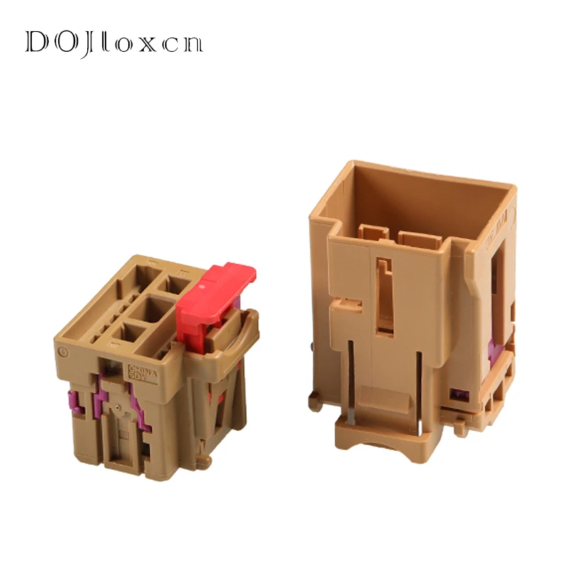 1-50 Takım 17 Pin Delphi Araba Ön Koltuk Konektörü Kahverengi Erkek Dişi Fiş 4F 0972575 B Kablo Demeti Modifikasyonu için 8K 0972483 B/