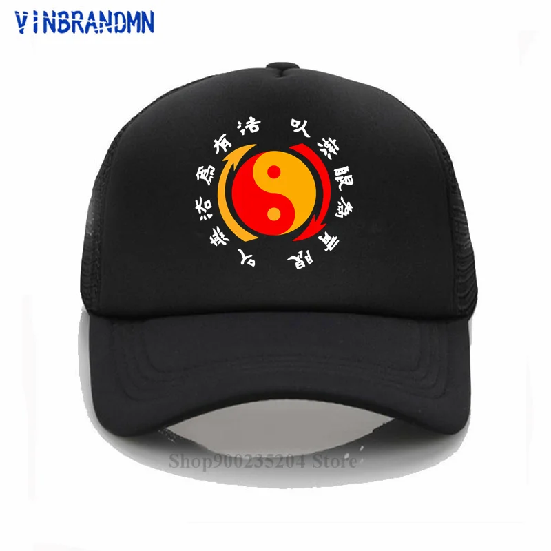 Chinese Tai Chi style Jeet Kune Do Caps Karate Baseball cap Kung Fu Wing Chun Dragon summer hat Muay Thai Retro Unisex net hats