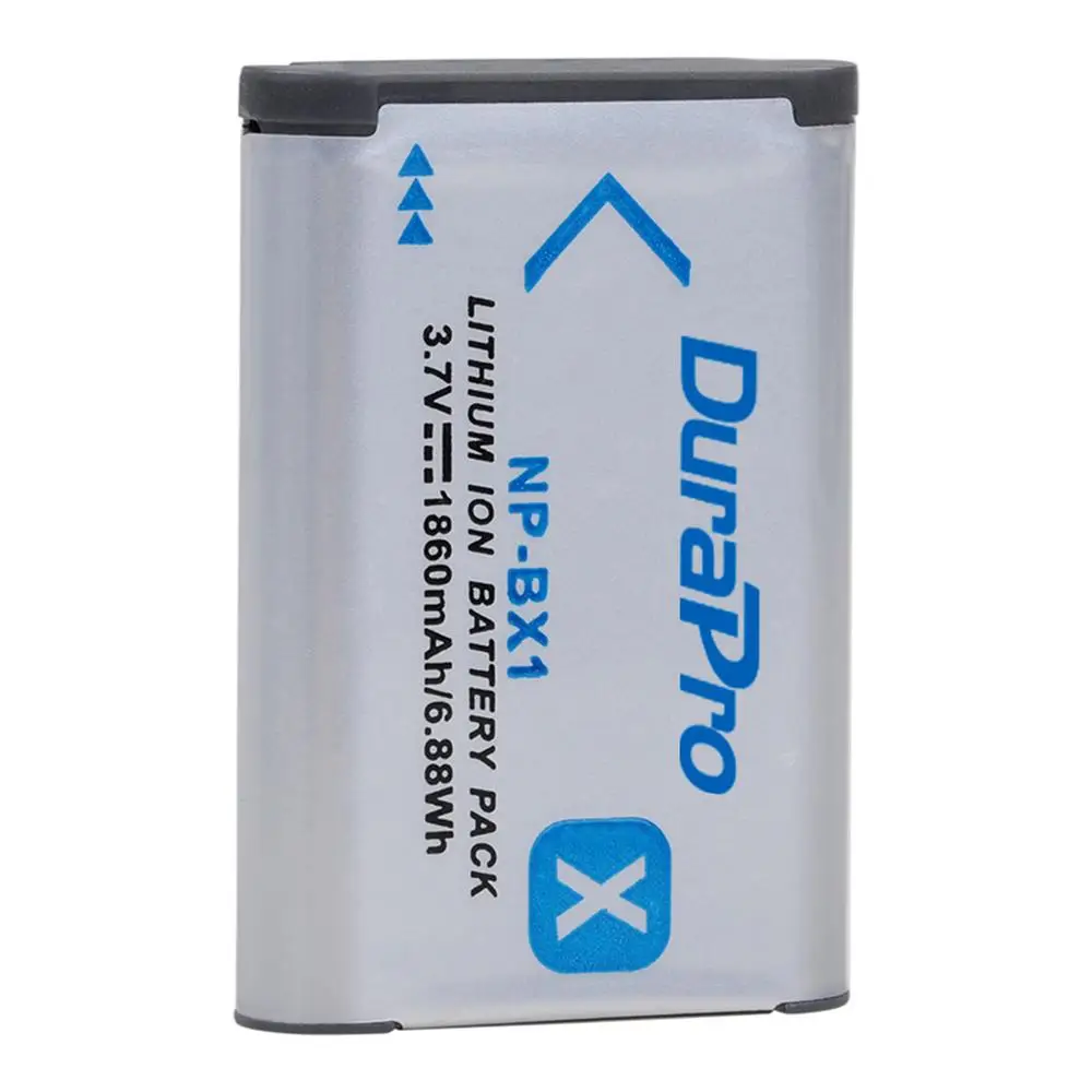 DuraPro 1860mAH NP-BX1 NP BX1 NPBX1 Battery For Sony fdr x3000 HDR as300 DSC rx100 iii zv-1 DSC RX1 RX100iii AS300V HDR-AS300R