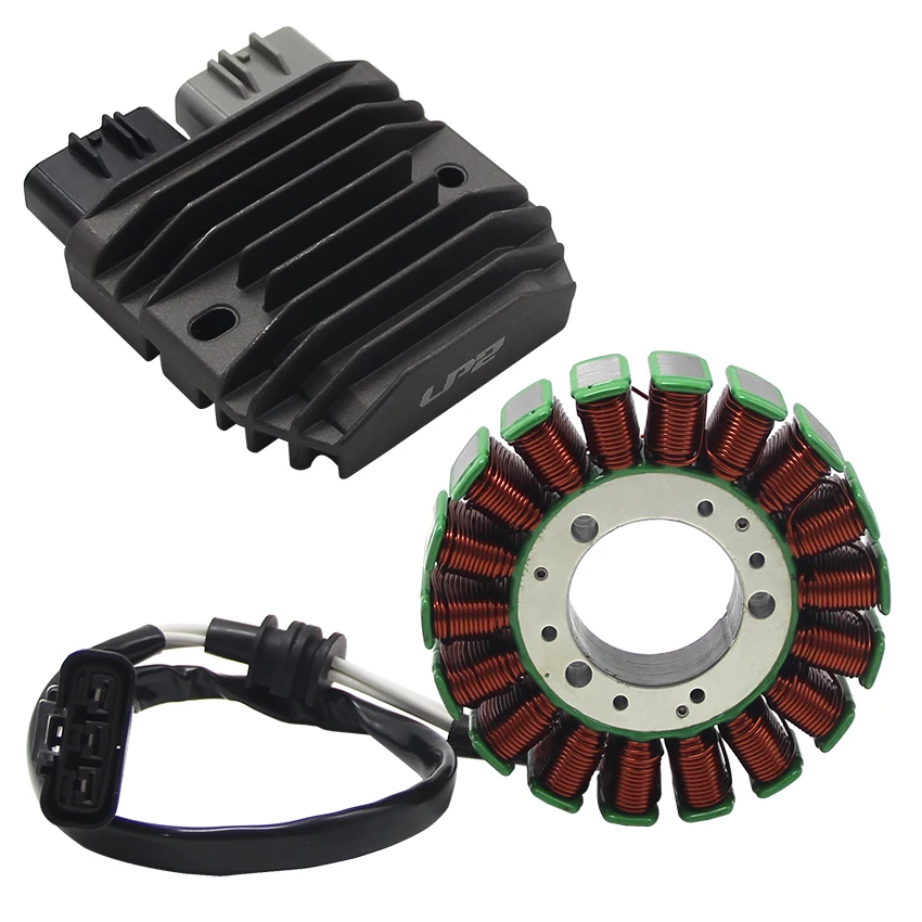 

Motorcycle Voltage Regulator Rectifier+Magneto Stator Coil Parts For Yamaha YZF R1 R1S 5PW-81410-00 5PW-81410-01 5JW-81960-00