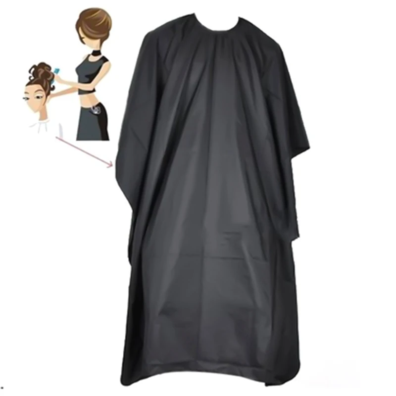 Adult Hairdressing Cape Black Waterproof Gown Barber Apron Wrap Haircutting Children Hair Cut Cloak Cape Cloth for Styling Tools