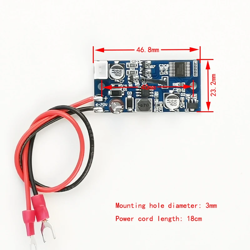 DC 6-70V Lüfter Intelligentes Temperaturregelungsmodul Chassis-Kühlung Motorgeschwindigkeitsregler für Computer PC – Detail 5