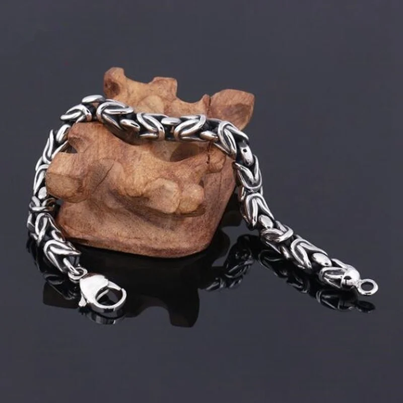 Fashion Creative Design Vintage Woven Twisted Bracelet for Men Punk Rock Motorcycle Jewelry Gift