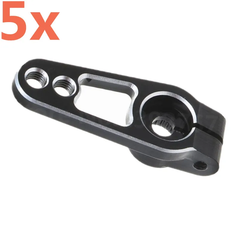 5Pieces Aluminum Alloy 25T Servo Horn Arms 31mm For 1/10 TRX4 Sakura D4 RC Cars Drift Crawler Universal Accessories Parts