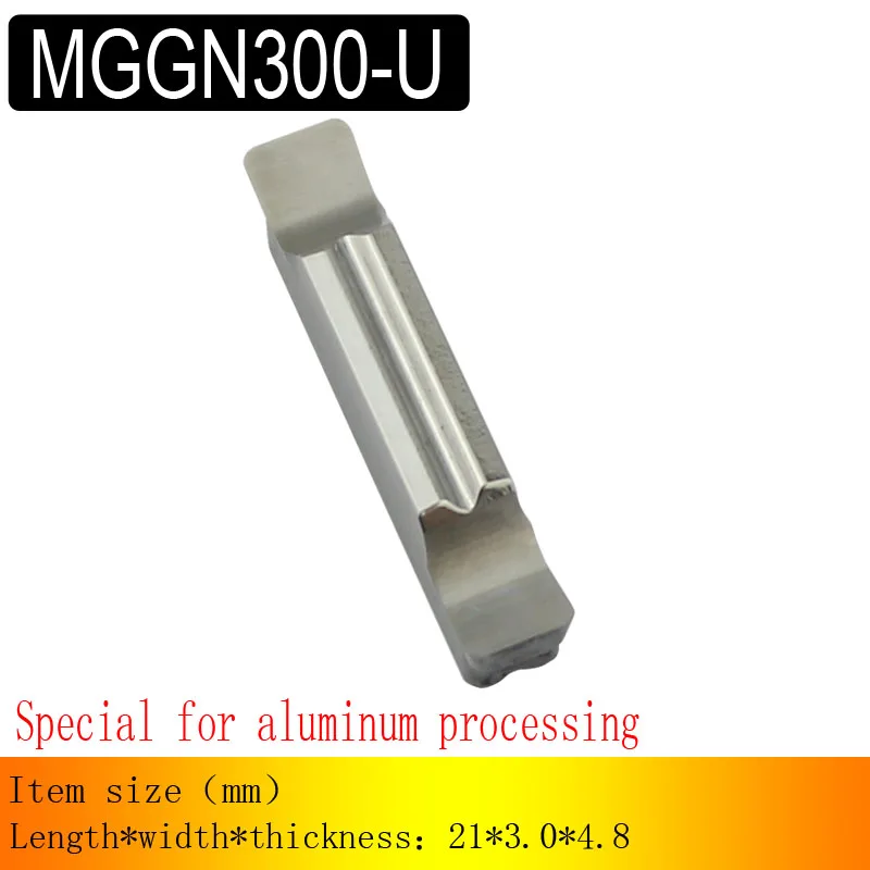MGGN150/200/250/300/400/500 Enternal Turning Grooving เครื่องมือคาร์ไบด์แทรกเครื่องกลึงโลหะเครื่องมือสําหรับอลูมิเนียม/ทองแดง/ไม้/พลาสติก