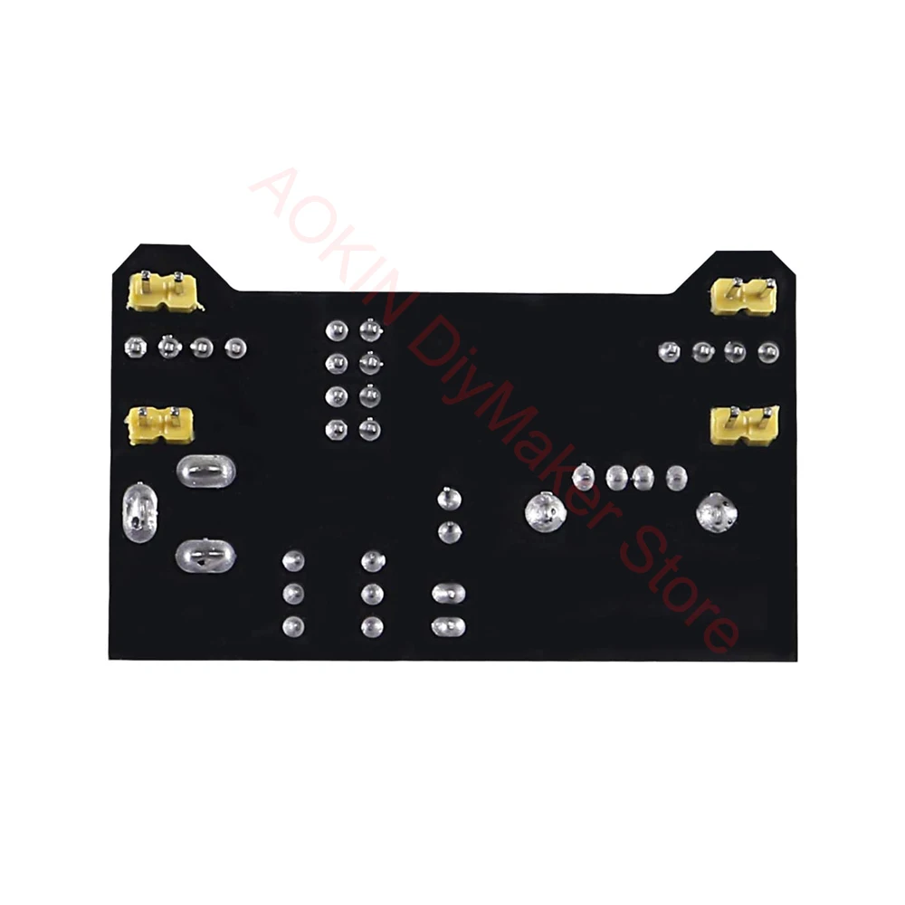 4PCS MB102 Breadboard Power Supply Module and 9v Battery Clip with 2.1mm X 5.5mm Male DC Plug Assortment Kit for Arduino