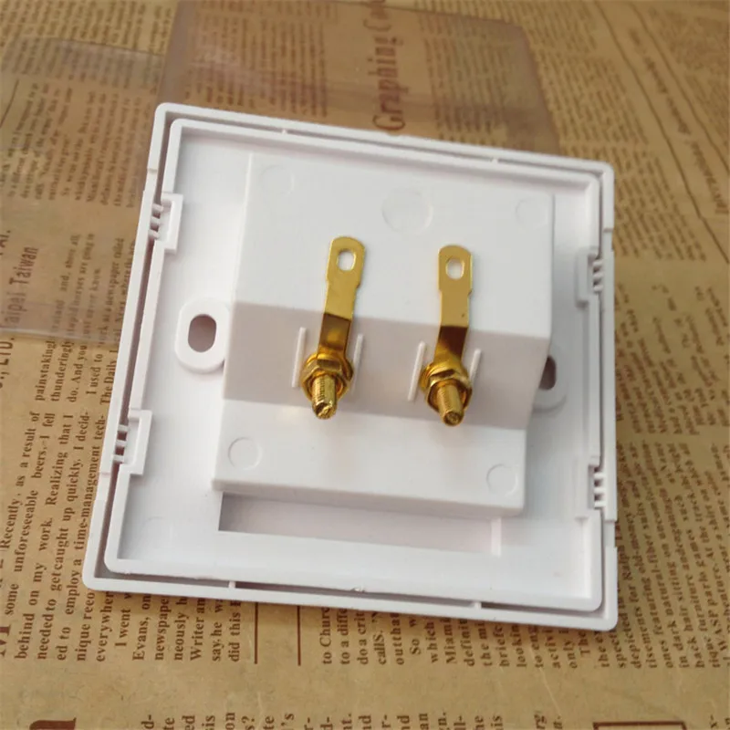 All copper snake king audio panel 2 speakers junction box banana junction panel audio socket