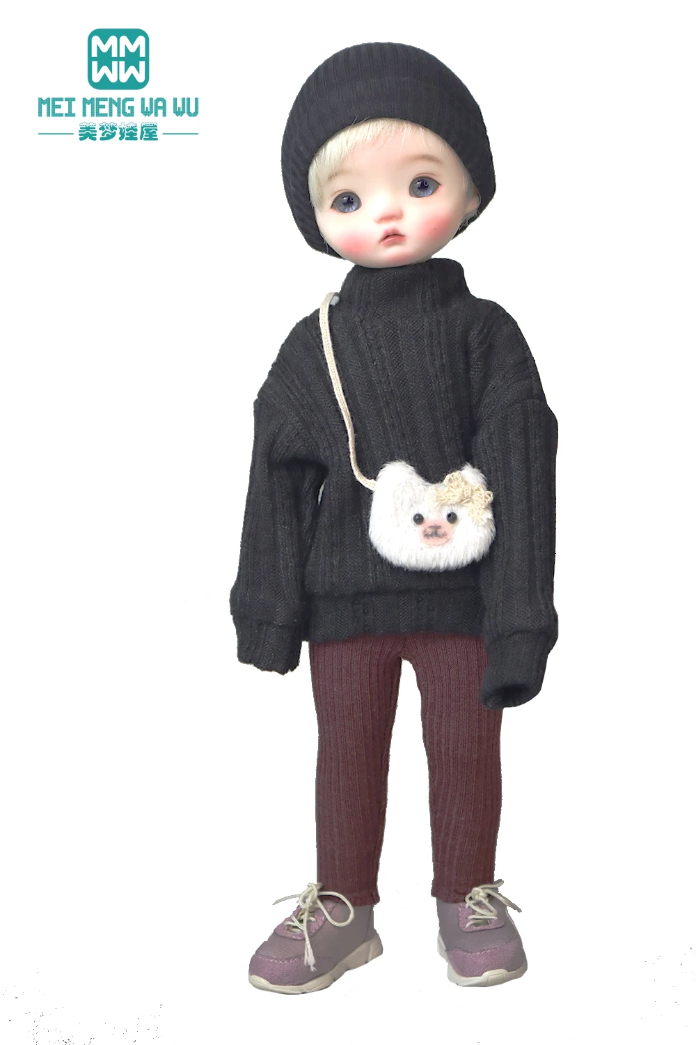 Fits 30cm 1/6 BJD Clothes YOSD MYOU Toys Spherical Joint Doll Fashion Sweaters, Leggings, Caps