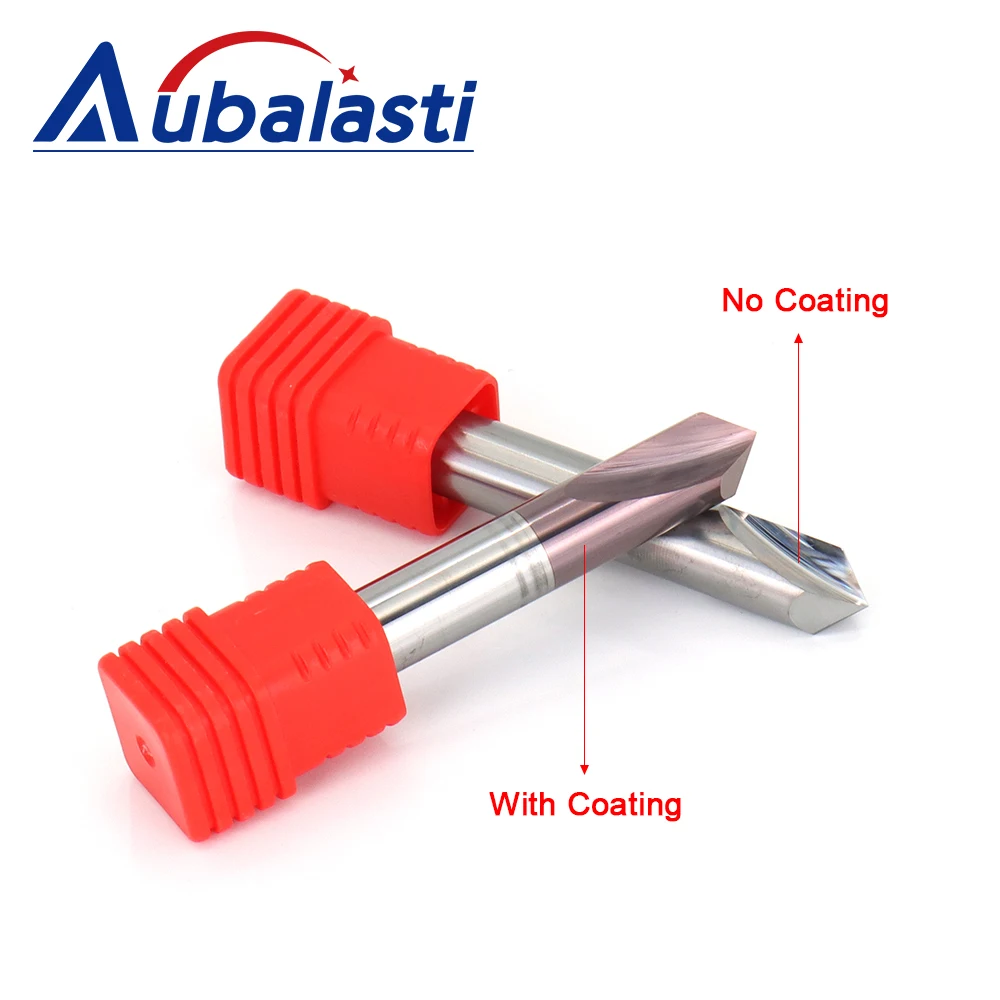 CNC Milling Cutter HRC55 Tungsten Carbide Tool Straight Groove Chamfering Tungsten Steel Router Bits For Engraver Machine