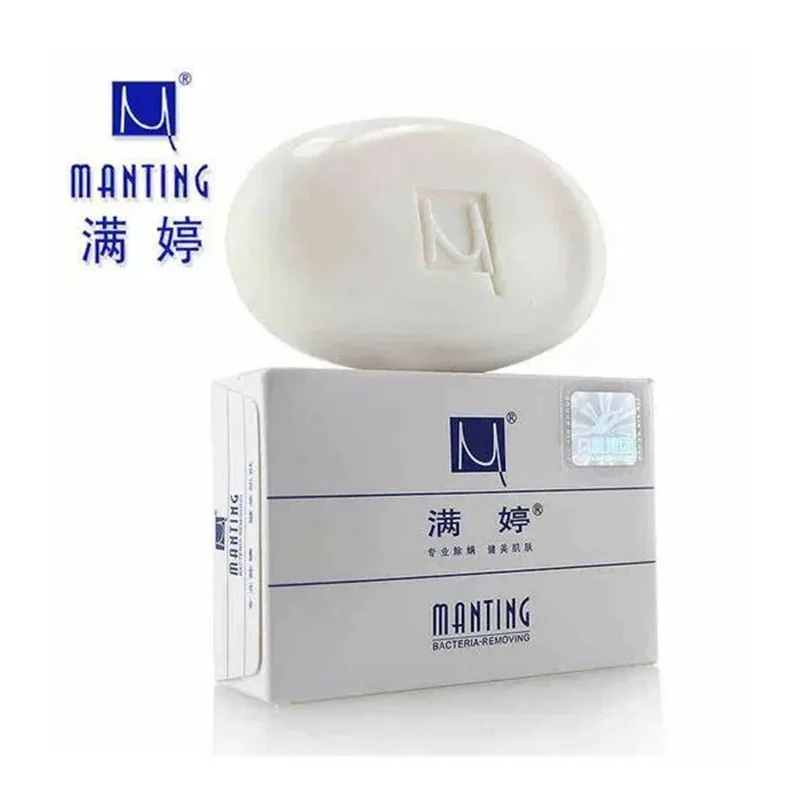 1pc Manting Bacteria Removing Soap 100g Anti Bacterial Mites Acne Rosacea Oil Control Face Antibacterial Soap Cleanser