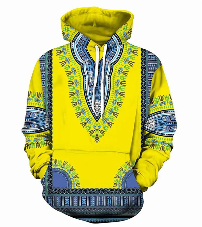 

African Dashiki Print Hoodie Sweatshirt Men Women 2022 Fashion 3D Harajuku Hoodies Men Hip Hop Streetwear Hooded Sweatshirts 5XL