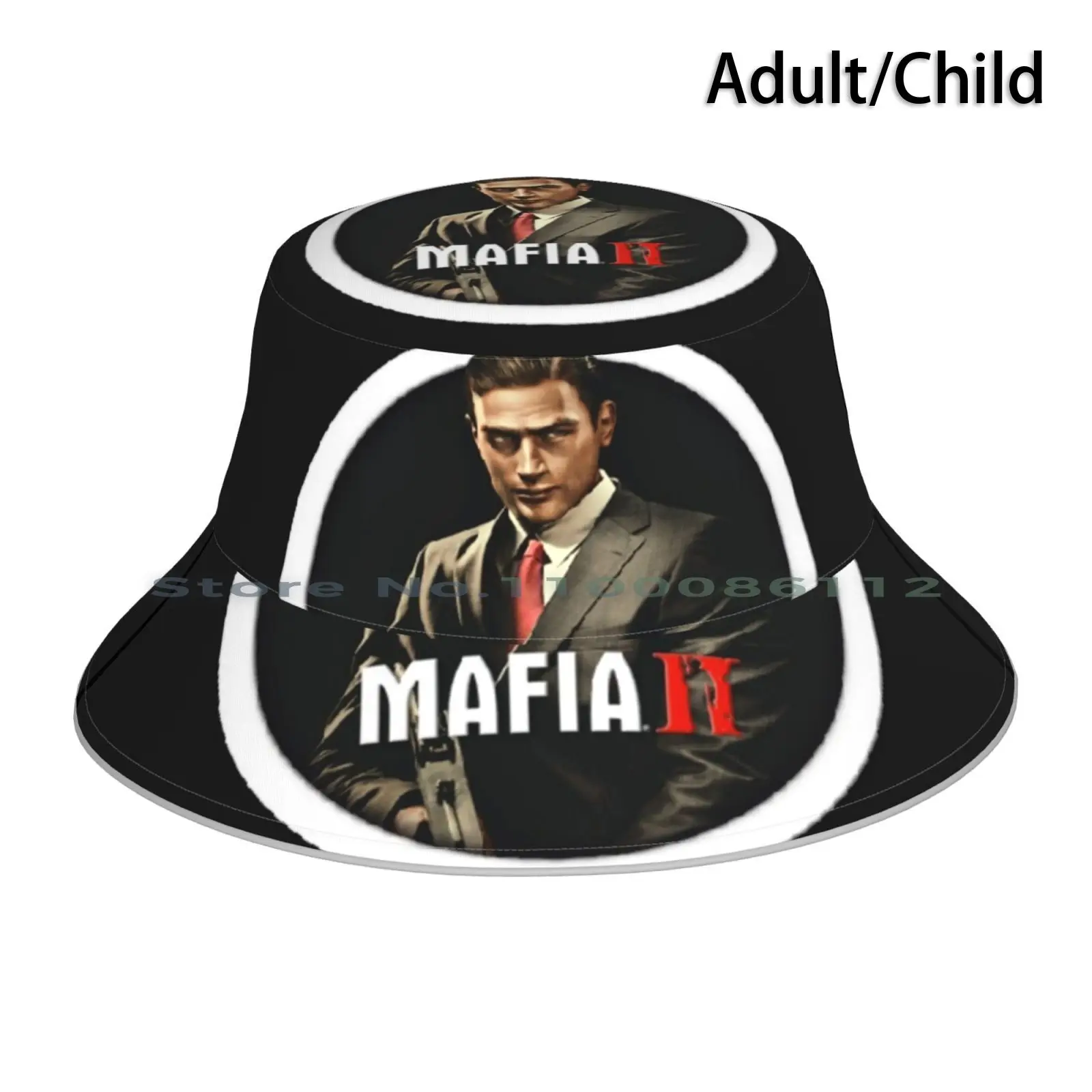 Mafia Ii Bucket Hat Sun Cap Gangster Bills Mafia Football New York Cool Corleone Film Italian Movie The Sopranos 716 Al Pacino