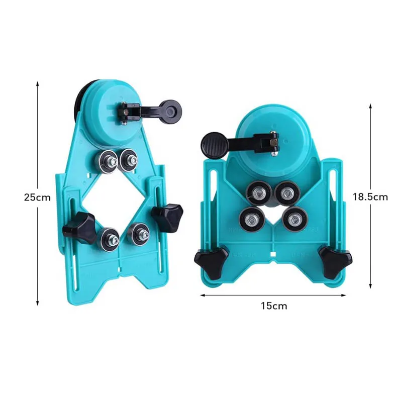 4-80mm localizzatore di punzonatura per piastrelle regolabile punta per trapano guida per sega guida per maschera aspiratore a vuoto ventosa per marmo in vetro ceramico