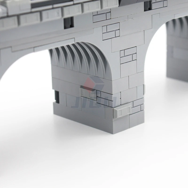 317Pcs MOC Track Viaduct Modell Set Eisenbahn Zug Brücke Kompatibel Stadt Zug Teile Straße Verkehrs Ansicht Bausteine Kind spielzeug