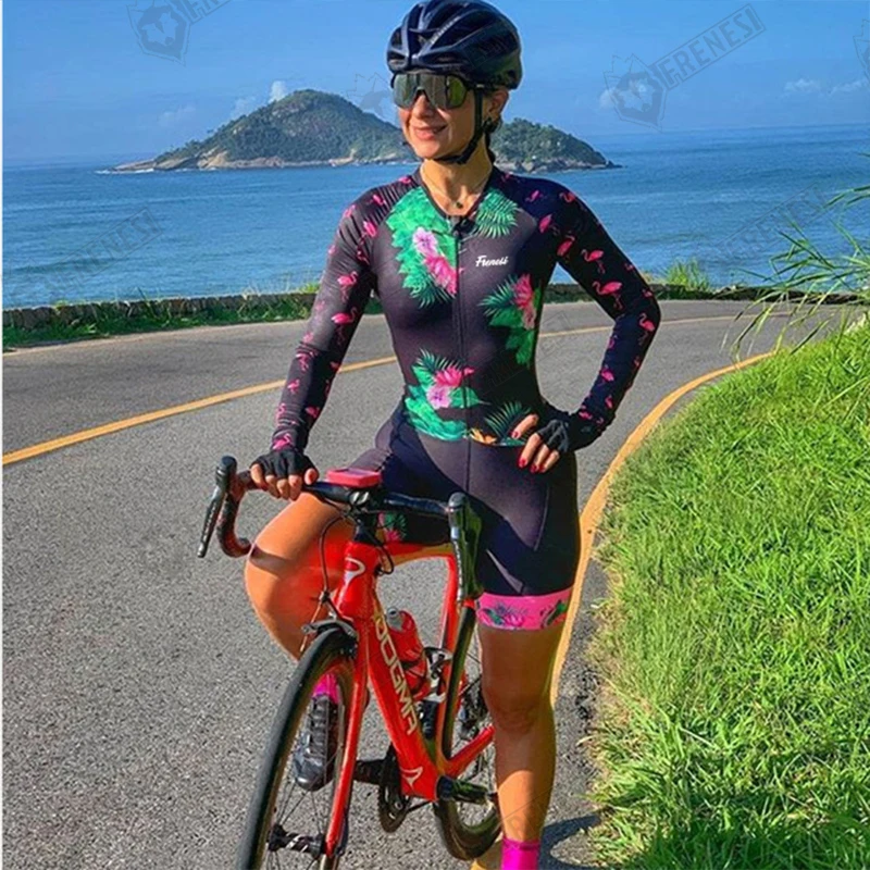 

Frenesi Women's Ropa De Ciclismo Para Mujer Summer Cycling Wear Triathlon Cycling Workwear Mountain Bike Quick-drying Uniform