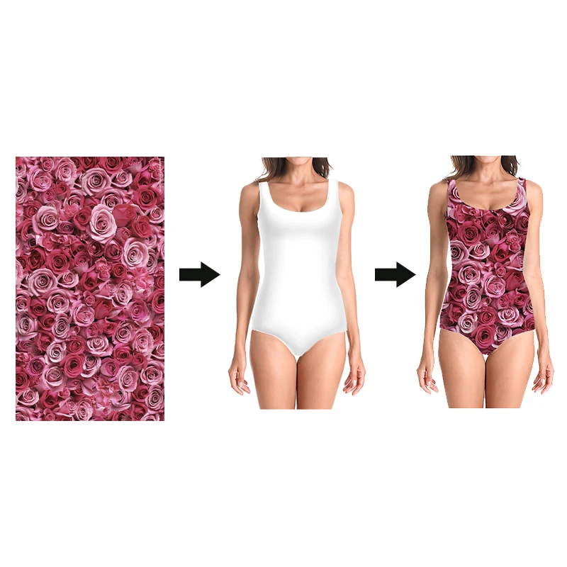 Sexy Ladies Swimsuit 3D Print DIY Personalized Design Tight Swimwear Image/Photo/Star/Singer/Anime Harajuku One Piece Swimsuit