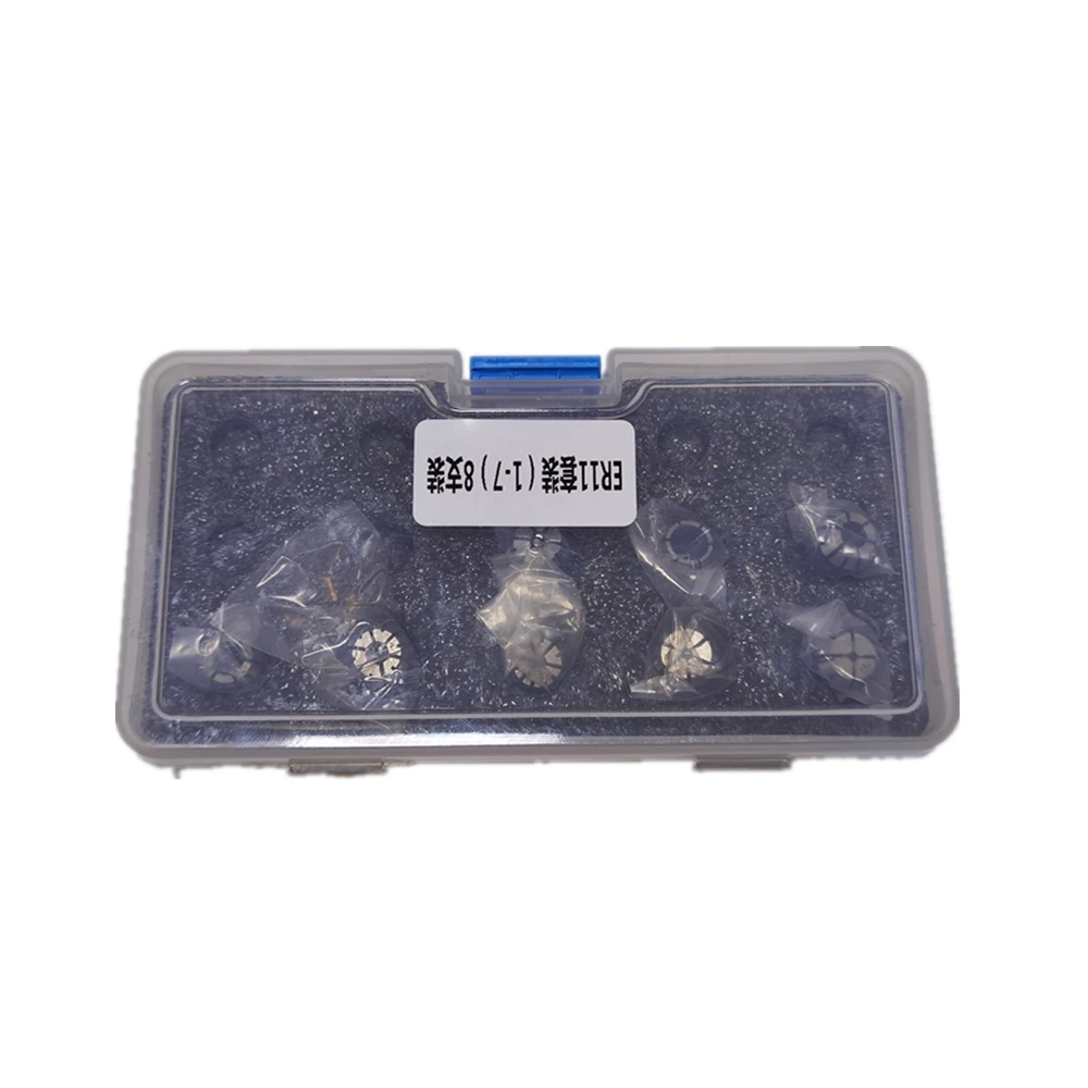 Nuovo 1Set ER pinza mandrino ER8 ER11 ER16 ER20 ER25 ER32 ER40 CNC portautensili di fresatura macchina per incidere tornio mulino a molla mandrino CNC