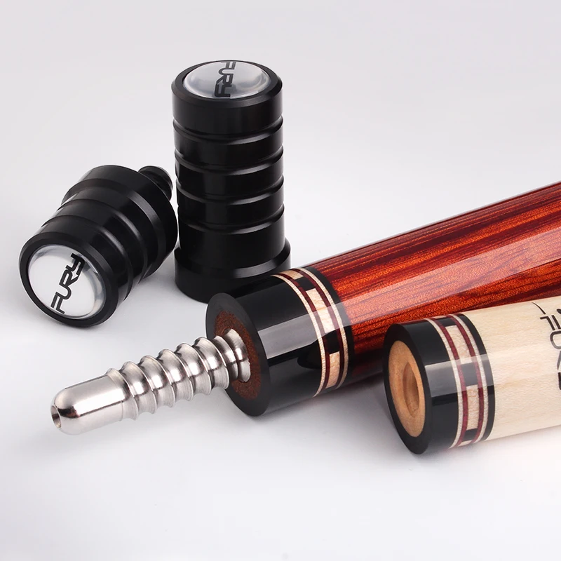 Fury Billiard Pool Cue Stick Kit, American Maple Shaft, Ebony Inlay Butt, Handmade Billar Kit, North American, 2019 New Arrival