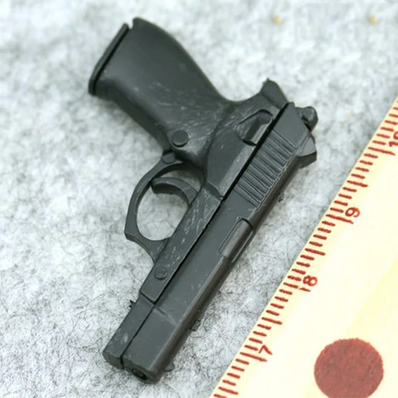 QSZ92 Pistol Gun Modelo, Escala 1:6, Acessório Arma, Montagem 4D, Action Figure 12 ", Brinquedos de Boneca, Novo