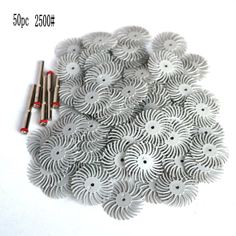 1 Zoll Radial Bristle Disc Kit Schleifbürste 1/8 Zoll 3 2,35 mm Schaft Detail Polierscheibe für Dremel Drehwerkzeug-Zubehör – Detail 2