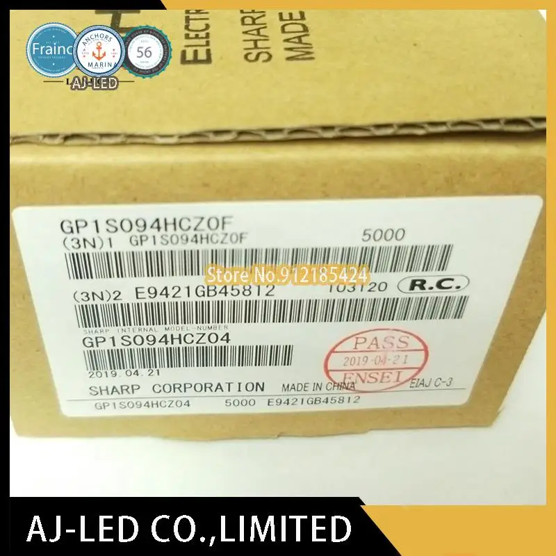 Imagem -04 - Sensor de Interruptor Fotoelétrico tipo Slot Optoacoplador Transmissivo Através do Feixe mm Afiada 10 Peças Lote Gp1s094hcz0f